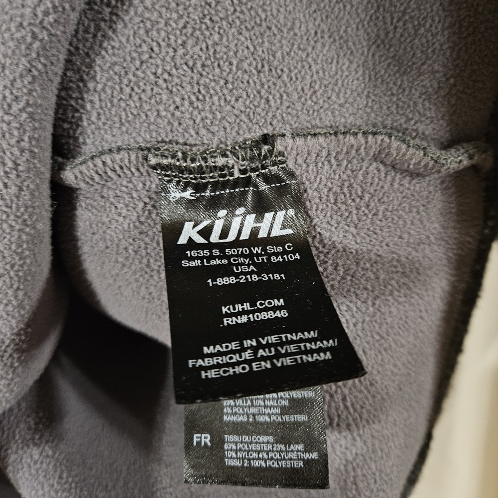Kuhl Mens Jacket XXL Thermokore Thor Wool Blend Outdoor Hiking Heathered Gray - Picture 4 of 9